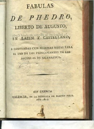 FABULAS DE PHEDRO LIBERTO DE AUGUSTO