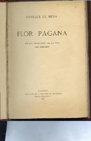 FLOR PAGANA
