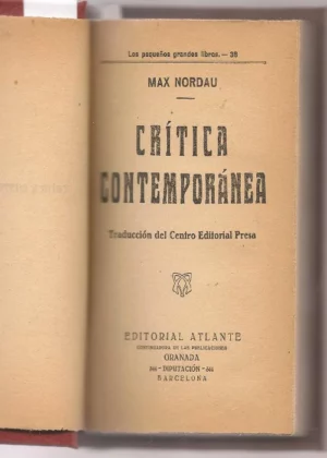 CRITICA CONTEMPORANEA