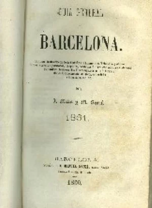 GUIA GENERAL DE BARCELONA para el año 1861
