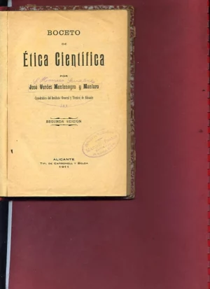 BOCETO DE ETICA CIENTIFICA