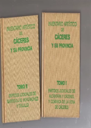 INVENTARIO ARTISTICO DE CACERES Y SU PROVINCIA, 2 tomos completo