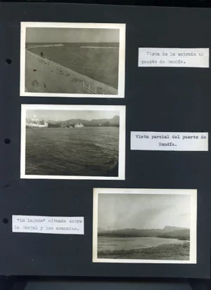 ESTUDIO GEOLOGICO SOBRE GANDIA Y SU COMARCA, 22 pags mecanografiadas y 15h con fot originales pegadas de la comarca de Gandia(sierra de la Gallinera..) y un mapa geologico despegable, curso 1963-64