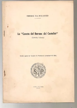 LA COVETA DEL BARRANC DEL CASTELLET, CARRICOLA, Valencia