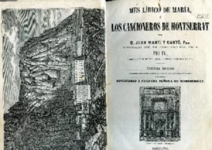 MES LIRICO DE MARIA O LOS CANCIONEROS DE MONSERRAT.ED. AUMENTADA CON GRAN NUMERO DE HIMNOS Y UN DEVOTO DEVOCIONARIO A Nª Sª DE MONSERRAT