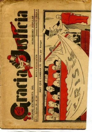 GRACIA Y JUSTICIA,organo extremista del humorismo, 6 octubre 1934, nº 146