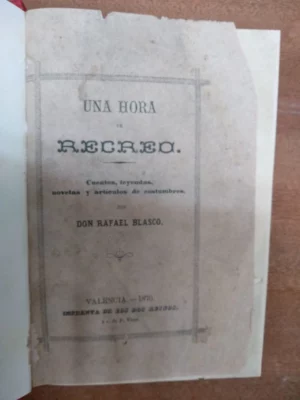 UNA HORA DE RECREO