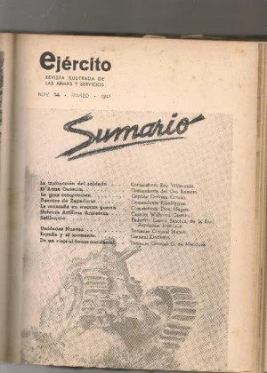 EJERCITO, revista ilustrada de las armas y servicios ,ENERO-MAYO 1941, nº 12 a 17