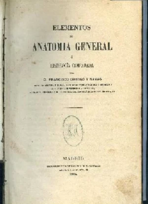 ELEMENTOS DE ANATOMIA GENERAL (VETERINARIA) O HISTOLOGIA COMPARADA
