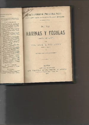 HARINAS Y FECULAS