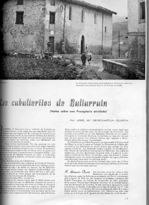 VIDA VASCA revista, nº XXXIX, INDUSTRIA, COMERCIO, ARTE, LITERATURA Y TURISMO (... Los caballeritos de Baliarrain.. Un museo de arte sacro en Pamplona.. Pedro de Axular