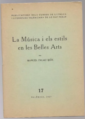 LA MUSICA I ELS ESTILS EN LES BELLES ARTS conferencia
