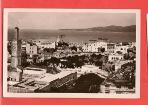 postal de TANGER, 5.vue general de la Baie, ,Real Fhoto,c.a. 1930,Strasbourg,,9* 14 cm.