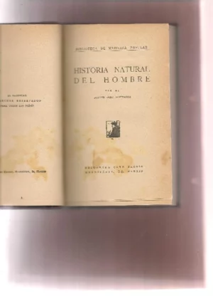 HISTORIA NATURAL DEL HOMBRE (el testiculo.. La pubertad de los hombres.. El hermafroditismo.. La fimosis.. El onanismo