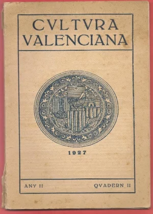 CULTURA VALENCIANA, any II, quadern II, 1927