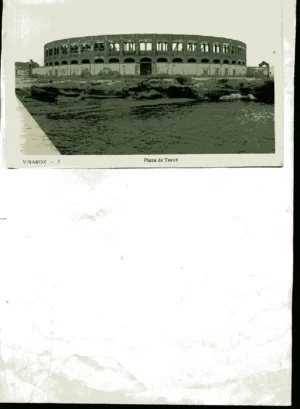 POSTAL VINAROZ -7 , plaza de toros, sin fotografo ni editor, 9x 14 cm., c.a. 1920,, buen estado