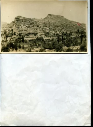 FOTOGRAFIA ADEMUZ (VALENCIA) lo pone al dorso, 1949,FOTOGRAFO aficionado ¿Campillo?, 13,50 x 8,50 cm.