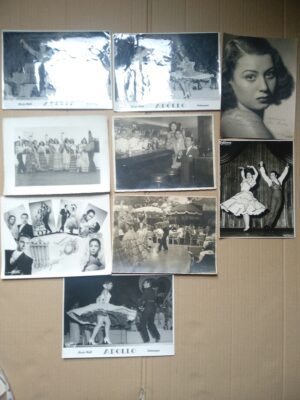 ESPECTACULO MUSICAL REVISTA VARIEDADES lote fotos actuaciones por Europa años 1960 LOLITA- RAMON ARAQUE bailaores
