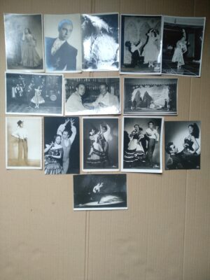 ESPECTACULO MUSICAL REVISTA VARIEDADES lote fotos actuaciones por Europa años 1960 LOLITA- RAMON ARAQUE bailaores