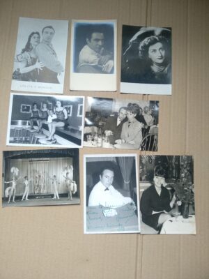 ESPECTACULO MUSICAL REVISTA VARIEDADES lote fotos actuaciones por Europa años 1960 LOLITA- RAMON ARAQUE bailaores
