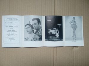ESPECTACULO MUSICAL REVISTA VARIEDADES lote fotos actuaciones por Europa años 1960 LOLITA- RAMON ARAQUE bailaores