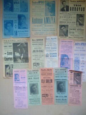 ESPECTACULO MUSICAL REVISTA VARIEDADES PROGRAMAS TEATRO APOLO VALENCIA LOLITA SEVILLA, ANTONIO AMAYA, DELIA ZAPATA, JULITA DIAZ, ESTRELLITA DEL RIO, RAFAEL FARINA años 1924 40-50-60