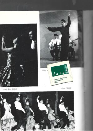 ESPECTACULO MUSICAL REVISTA VARIEDADES revista dedicada a JOSE DE LA VEGA- LAURA SALINAS Paris 1961